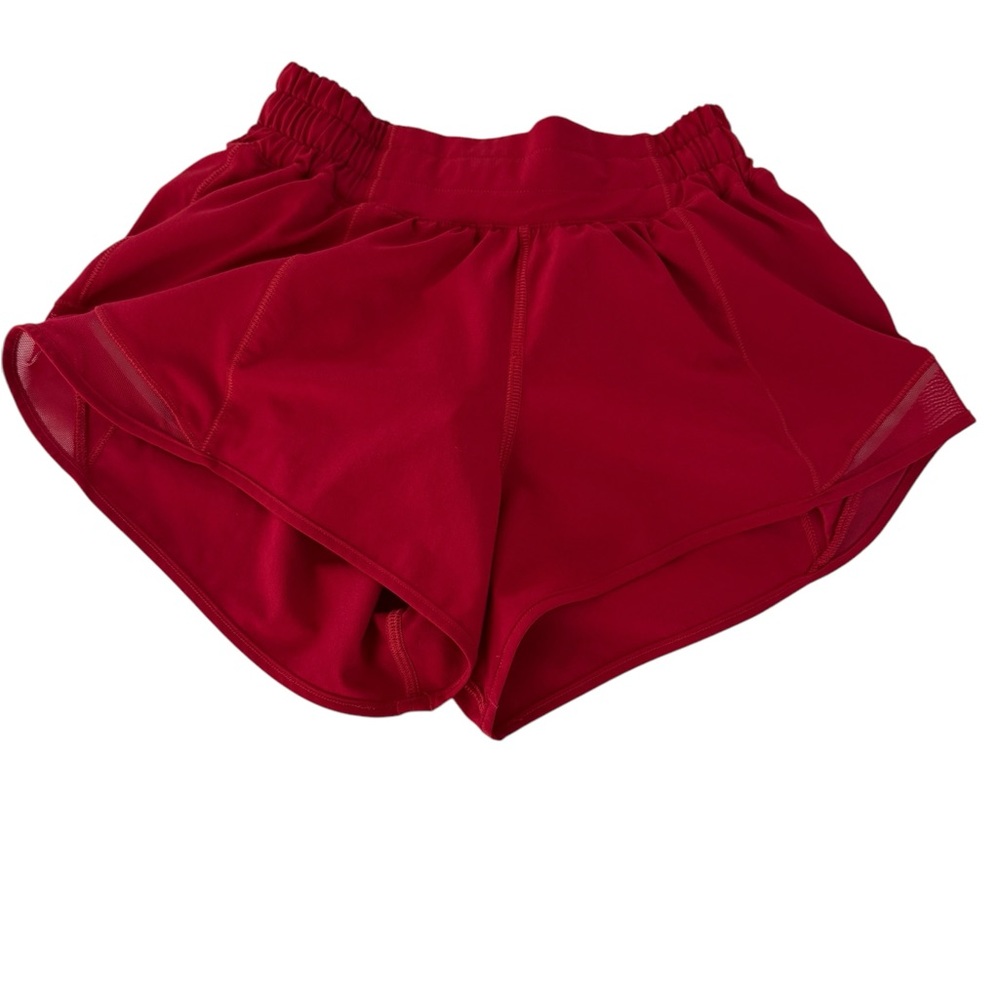 Lululemon Hotty Hot Low 2.5" red size 2